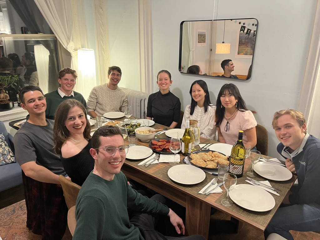 Dinner party on JAN 18, 2025