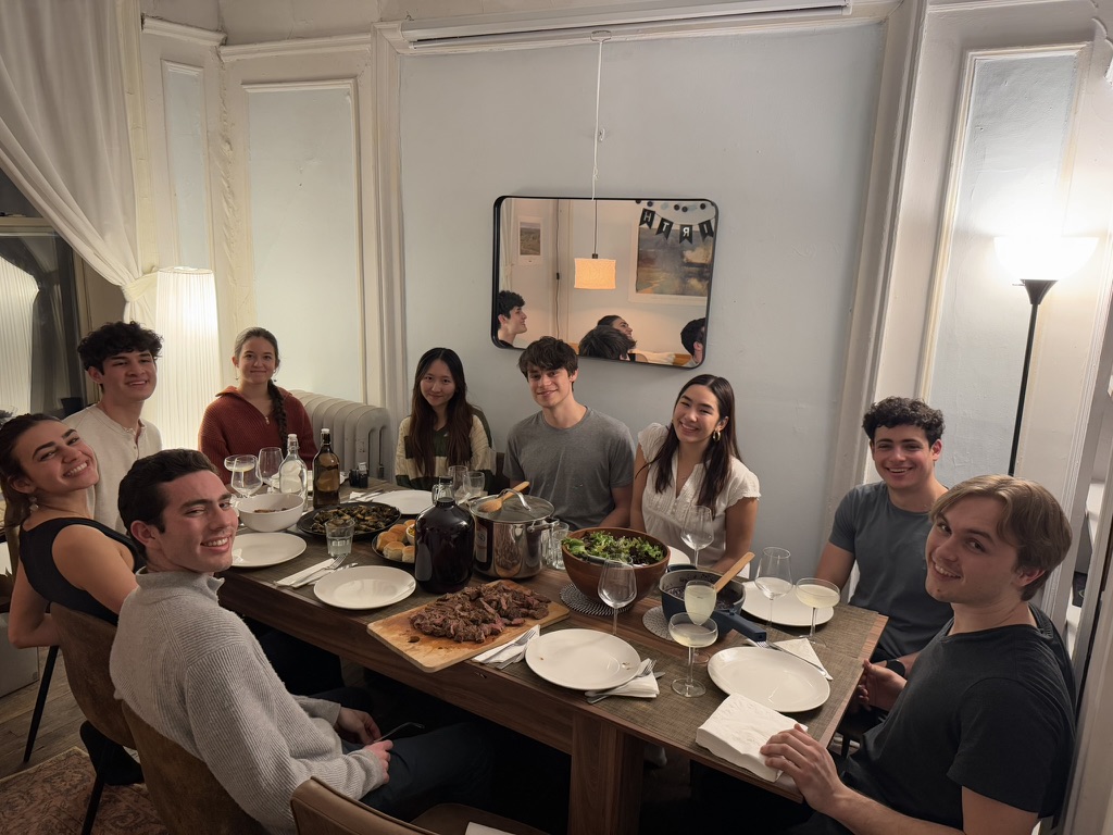 Dinner party on FEB 8, 2025